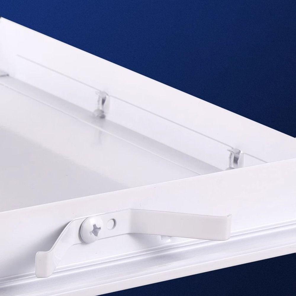 Universal Aluminum Alloy Access Panel Snap-on Type White Inspection Door Anti-corrosion Removable Wall Access Hatch Cover