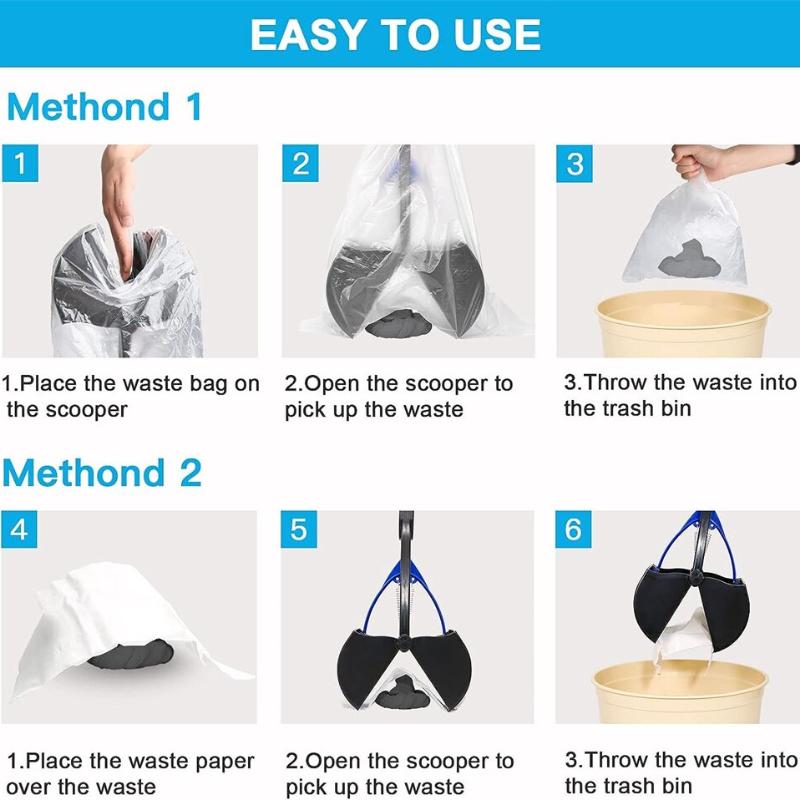 Toilettes pliables pour animaux de compagnie Ramassage Taille moyenne Ménager Extérieur Portable Petit et Moyen Chien Toilettes Clip Ramassage Toilettes Chien