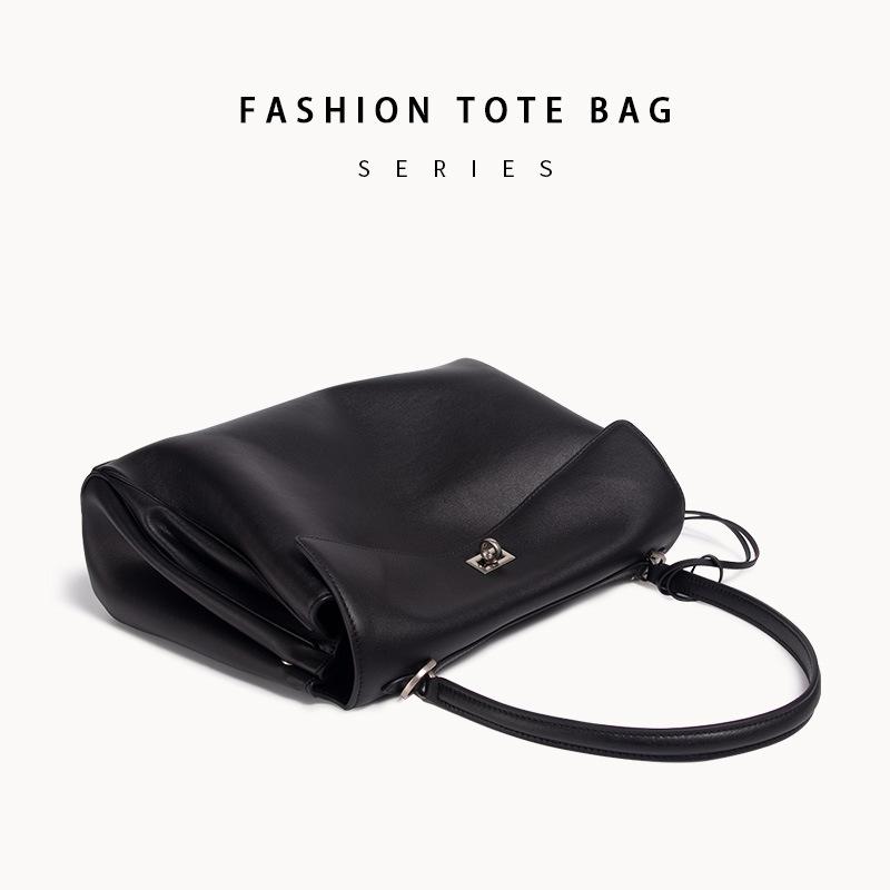 Elegant Women's Large Capacity Genuine Leather Rodeo Tote Bag - High-End Fashion Shoulder Messenger Bag