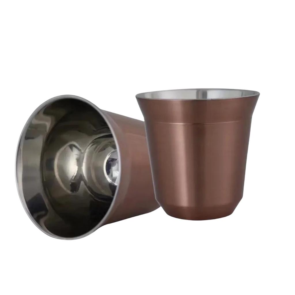 80/160/250ml Outdoor Camping Espresso Mug Thickened 304 Stainless Steel Double Wall Insulation Coffee Cup Tea Cup