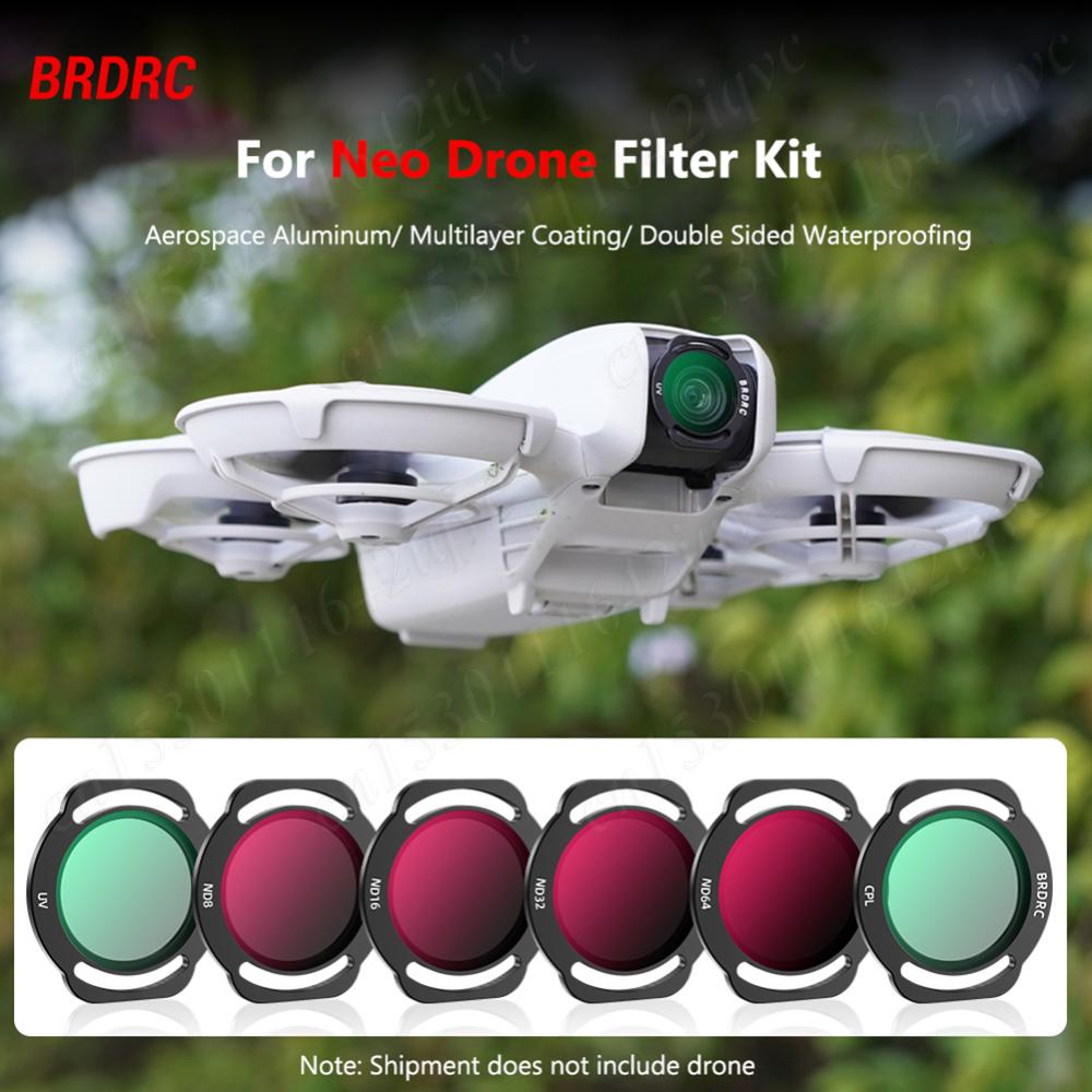 Objektivfilter für DJI Neo ND Filter Set HD Optisches Glas ND UV CPL Kamerafilter Polarisator Neutrale Dichte Filter Zubehör
