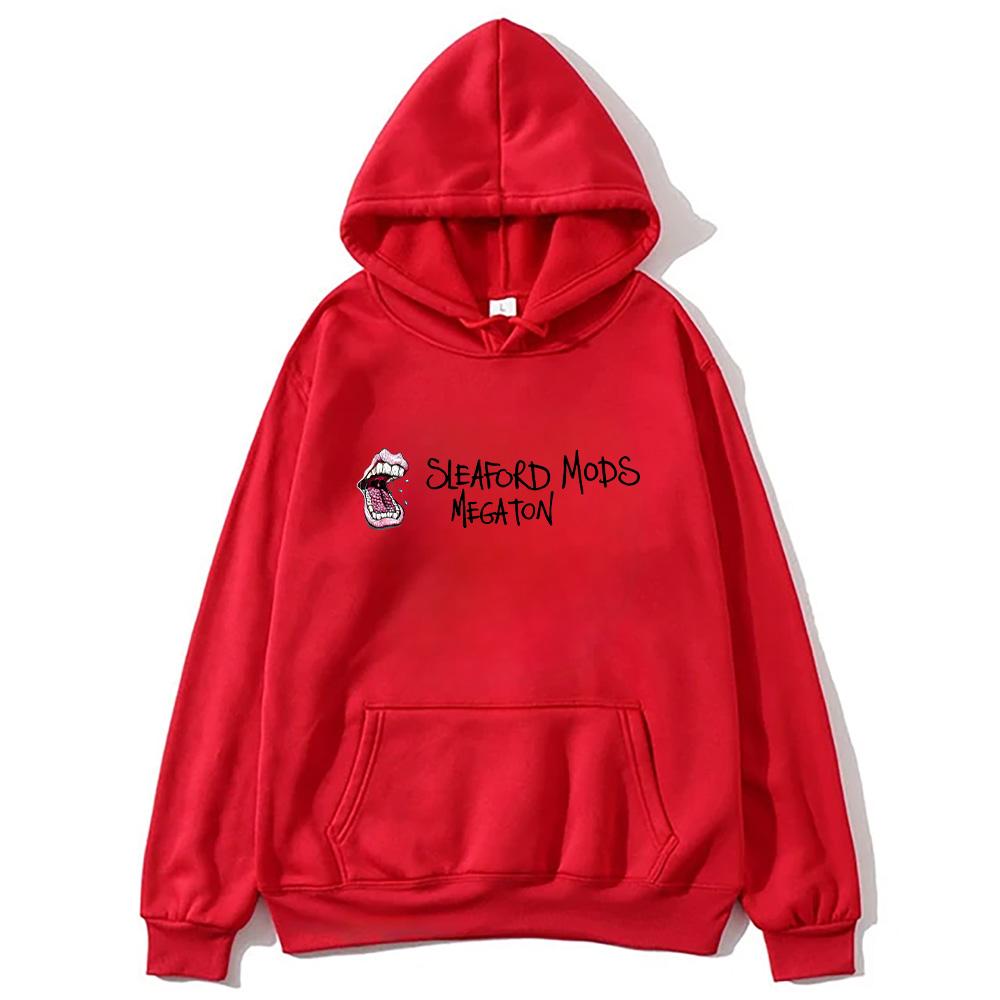 Sleaford Mods Megaton Hoodie Women Men Long Sleeve Hoody Fall High Street Oversize Streetwear Unique Aesthetic Creative