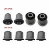 Ein Satz Querlenkerbuchsen vorne oben und unten für Mitsubishi Pajero Montero V73 V75 V77 V78 MR510420 MR510417 MR519398