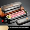 201 Stainless Steel Bacon Tray With Lid, Suitable For Fruits, Vegetables, And Meats, Kitchen Cleaning, And Refrigerator Storage