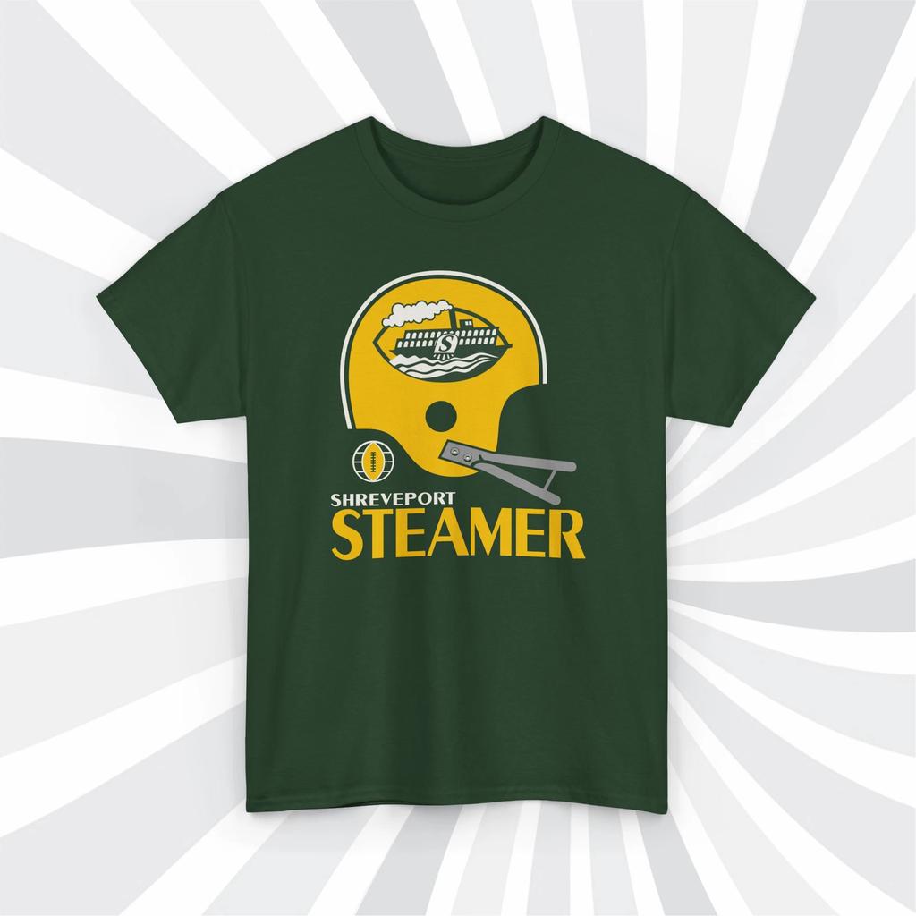 Shreveport Steamer 1975 WFL Football Forest T-Shirt