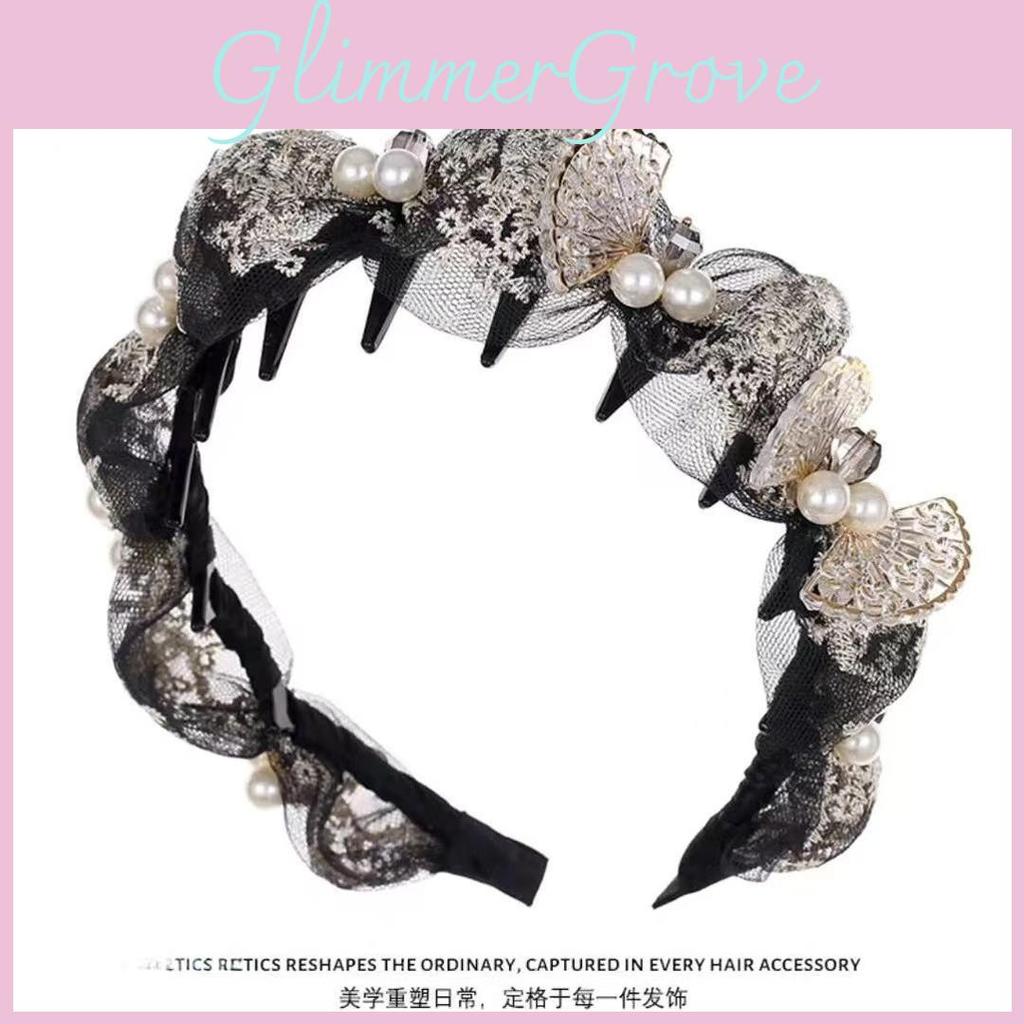 Traditional Fanshaped Hair Claw Clip Handmade Vintage Style Hair Accessory For Women