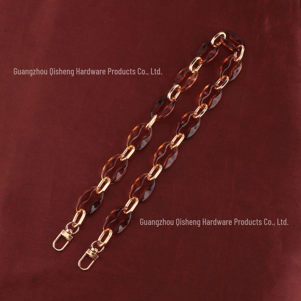 Versatile Retro Acrylic Resin Chain for Phone Case and Bag Accessories