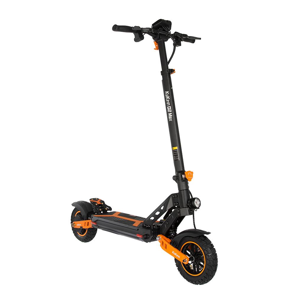 Kukirin GII Max Stadselsparkcykel 1000W 48V 20,8Ah, 55km/h Snabb Pendlar E-sparkcykel med Säte, Bekväm för Alla Åldrar