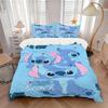 3-delige set Stitch, Ohana, Family print beddengoed dekbedovertrek, zacht en comfortabel dekbedovertrek geschikt voor slaapkamer en logeerkamer29