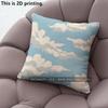 Sky Cloud Print Throw Pillow Covers Pattern Cushion Cover Suitable For Sofa Bedroom Car Pillow Cover