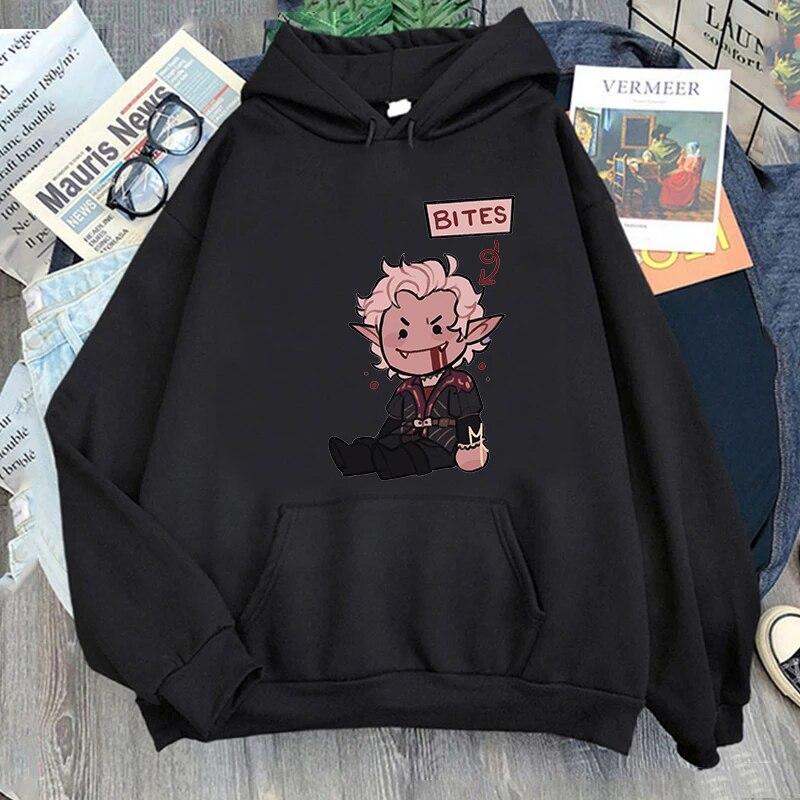 Astarion Bites толстовки для женщин/девочек укороченные топы свободные игры унисекс — фото 4