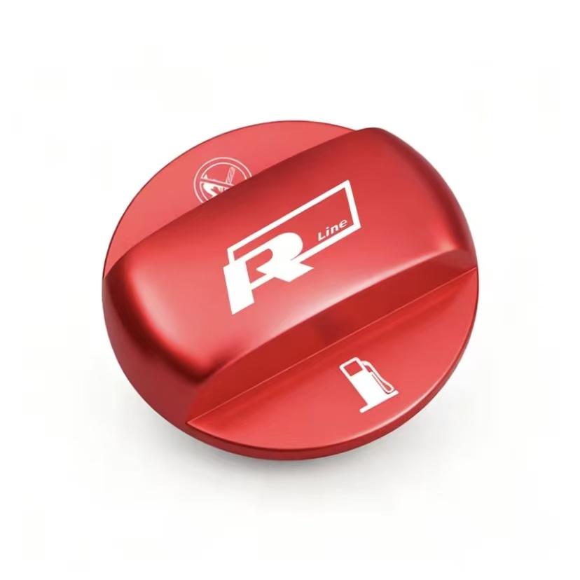 Car Fuel Filler Door Cover Fuel Tank Gas Cap Stickers For VW GTI Polo Golf Passat Tiguan Jetta T-ROC Touareg CC ID.3 Tire Valve Qx0