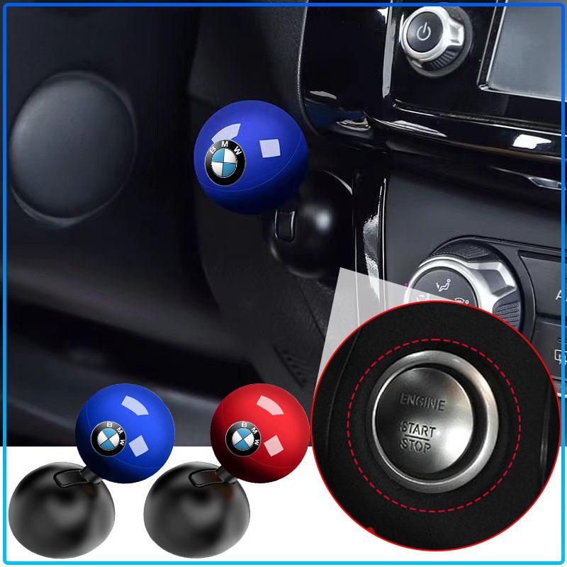 Car Logo Emblem Push Start Button Lever Creative Protective Cover For BMW M Performance 1 3 5 7 Series M3 M4 M5 M6 X1 X3 X5 X6 X7 E30 E34 E36 E39 E4