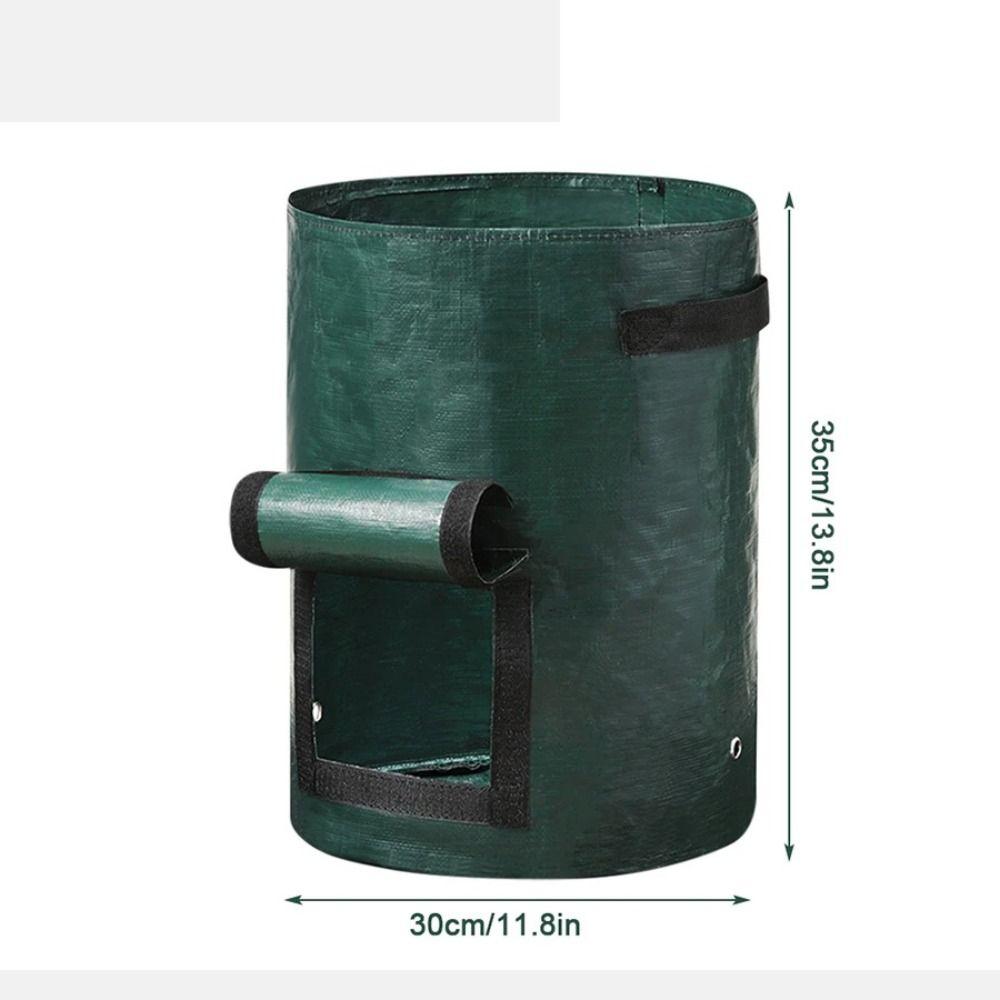 

ПЭ Садовый Посадочный Мешок 3/5/7/10 Галлонов Посадочный Рассадный Горшок Прочный Посадочный Контейнер Уличный 30x35cm-7 gallon(US)