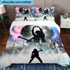 Taylor music Lover Artwork 3pcs Bedding,Including 1pc Duvet Cover And 2pcs Pillowcases Perfect for Christmas,Ideal for Bedroom, Dormitory