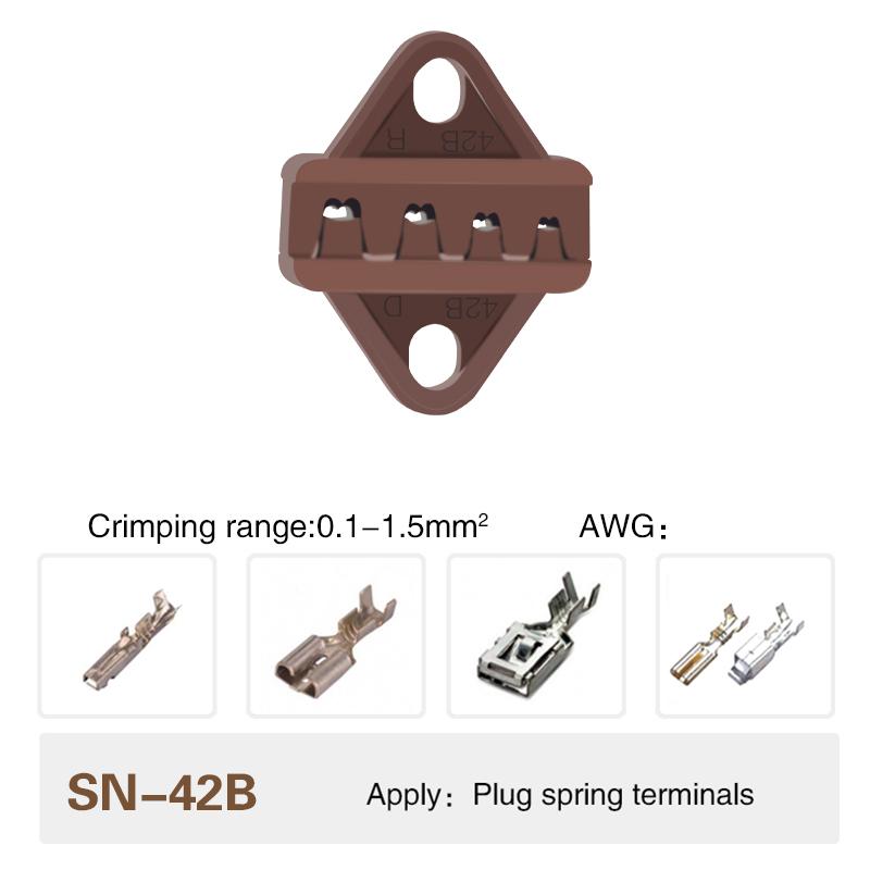 Crimping Tool Pliers Crimp Jaw Set,4mm slot jaws,SN-48BS/58B/02C/2546B/2549 /06/X6/06WF/03H,used for crimping terminals SN-42B