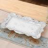 2Pcs European Style Irregular Fruit Plate Plastic Pastry Small Snack Plate Cake Plate  Living Room