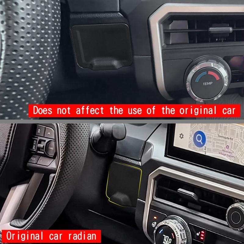 For TOYOTA TACOMA 2024 2025 Central Control Drawer Storage Box Driver's Privacy Drawer Tray Holder Cover Interior Accessories