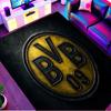Borussia Dortmund Print Rug, Washable Floor Carpet, For Entryway Dorm Laundry Room Office Study, Home Decor Birthday Christmas Gift