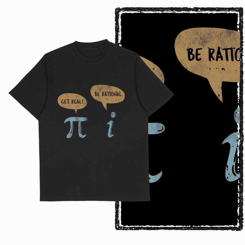 Coolmind SC 100% Cotton math lover pai Graphic T shirt fo men Cool math Big Size vintage BLACK men's novelty tee shirt