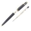 Very Good Cartier Ballpoint pen Diaboro de Cartier Twist type Black gold Blue  Used