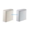 Push Garbage Bin Kitchen Bathroom Toilet Trash Can with Lid Rubbish Waste Container Bathroom Office Decoration D57B