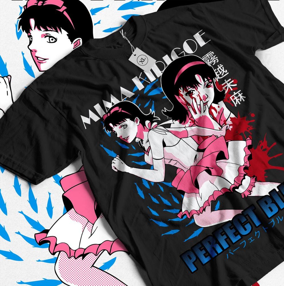 

Perfect Blue TShirt Gift Horror Anime Perfect Blue Mima Kirigoe Shirt All Size Unisex T-Shirt S