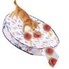 Motion Activated Cat Toy Balls Interactive Play Mat Fast Rolling Balls with Rechargeable Design for Boredom Cats Fun