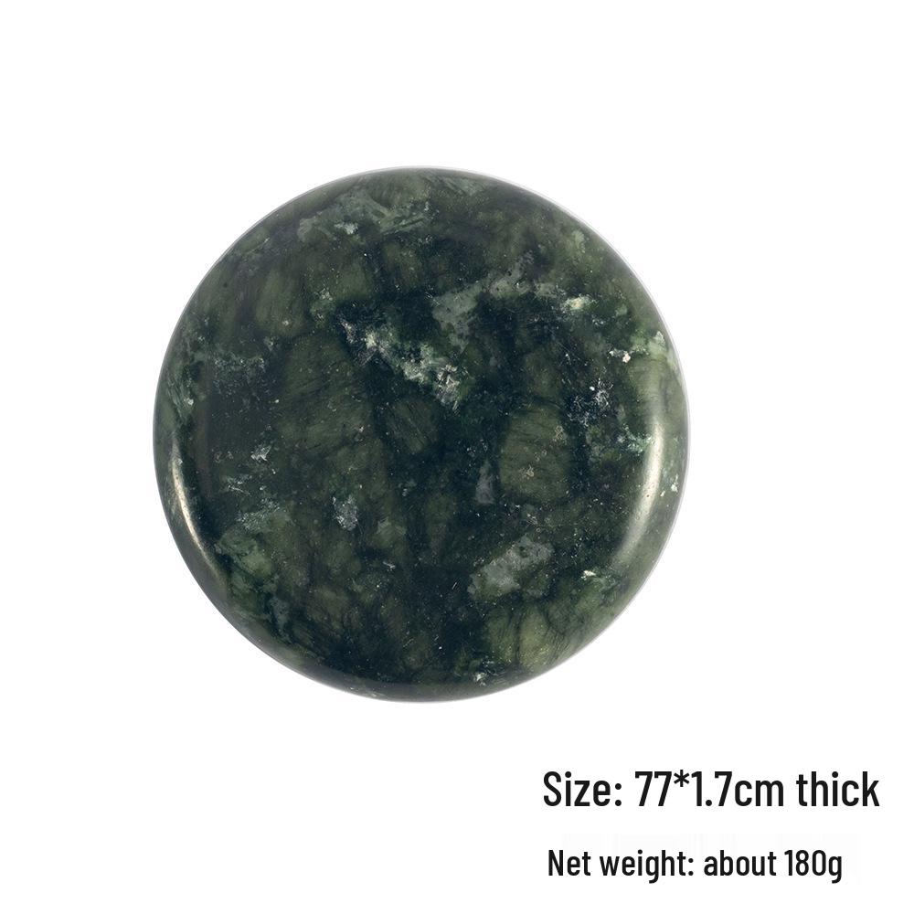 Olive Green Jade Thermostatic SPA Stone Set for Foot Massage & Essential Oil Therapy