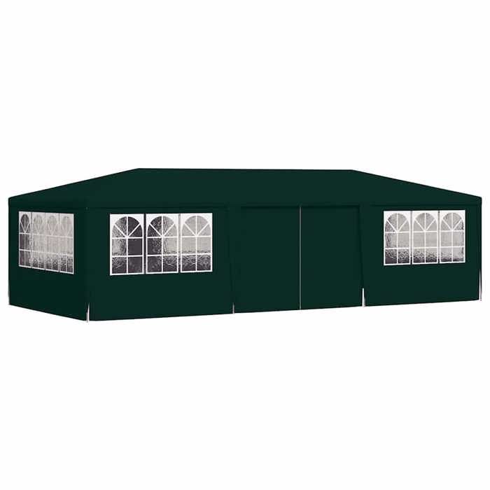 VidaXL Tente de Réception avec Parois Latérales Belvédère Tonnelle Pavillon Chapiteau Mariage Barbecue Voyage de Camping 4x9 48540