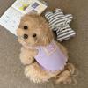 Summer Lightweight Dog Clothes Made of Ice Silk, Breathable, Suitable for Small Dogs, Halter-style, English Short Coat for Bichon Frise Dogs