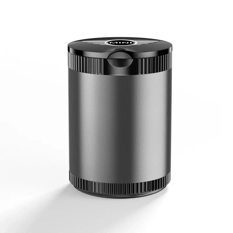 Car Ashtray With LED Light Lid Portable Metal Inner Liner Ashtray For BMW Mini Cooper One S R50 R53 R56 R60 F55 F56 F57 Clubman