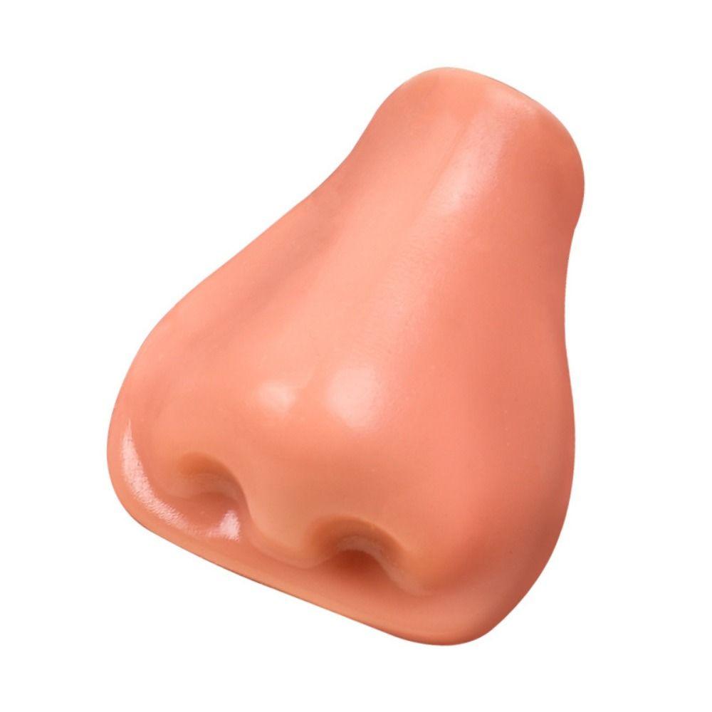 Solid Simulated Nose Pinching Toy Simulation TPR Squeezing Toy  Children Birthday Gift