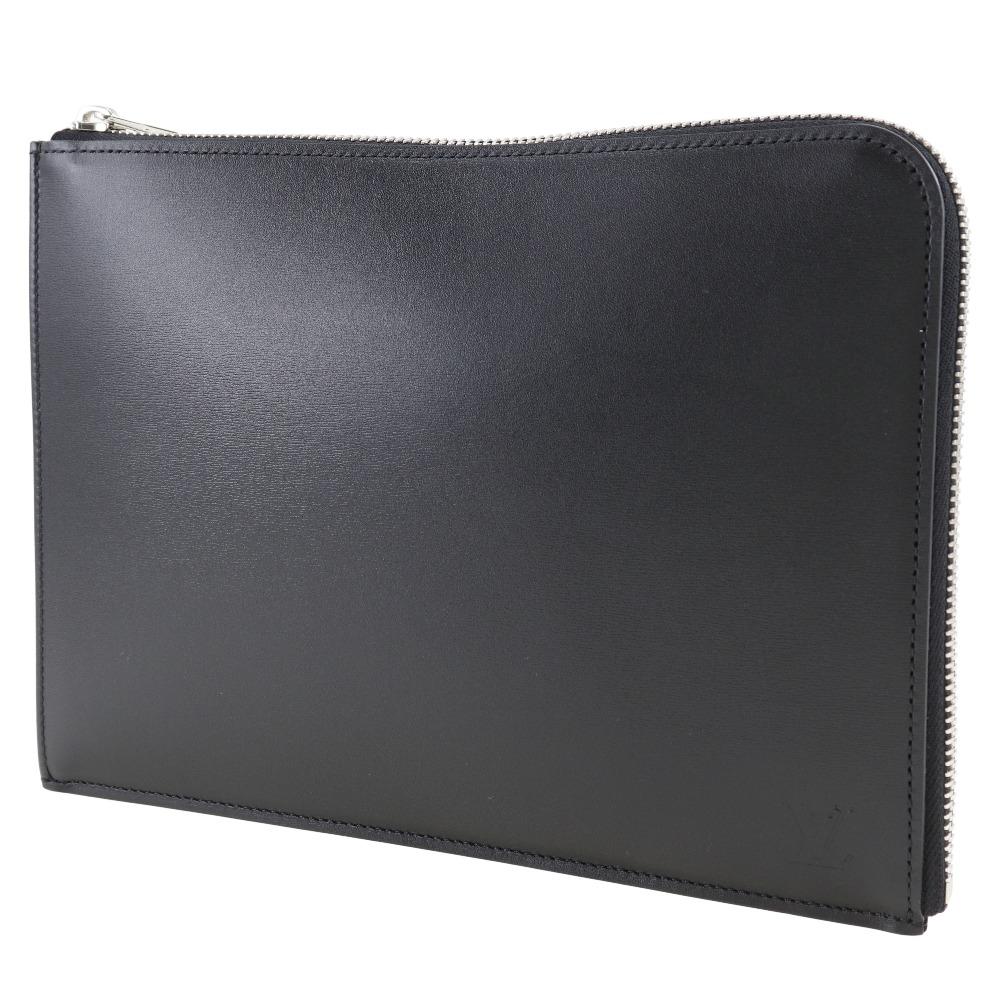 LOUIS VUITTON Pochette Jules PM Clutch bag R99303 Nomad Noir black Calfskin unisex Used