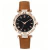 Ladies Light Luxury Diamond Starry Sky Roman Face Quartz Watch Belt Women'S Watch Fashion Roman Numeral Watch