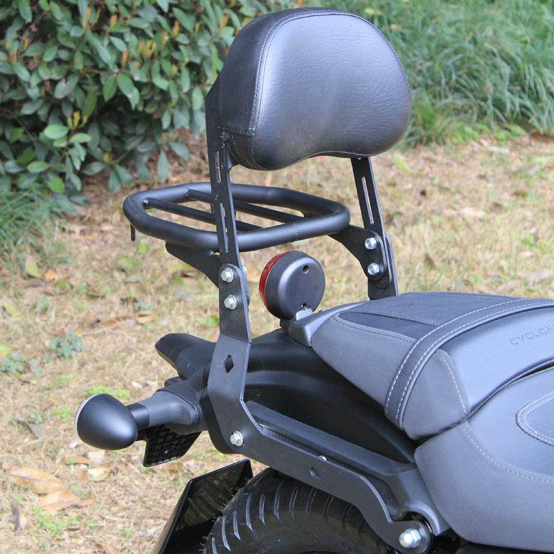 Zongshen Cyclone RA250 Crash Bar, Gear Lever, Backrest Rack, and Side Bag Modification Parts