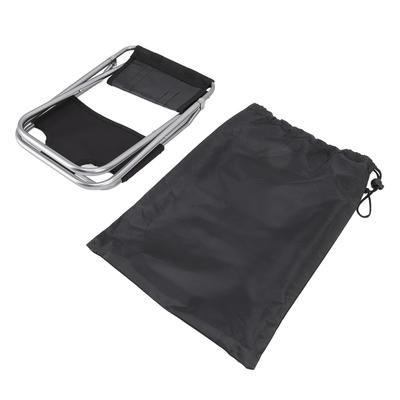 Sedia pieghevole in tessuto traspirante portatile con schienale piccolo sedia da pesca per campeggio barbecue