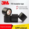 3M170# High Temp-Resistant PVC Electrical Tape - 5cm Wide, Waterproof, Lead-Free, Flame Retardant, Black, Wear-Resistant.