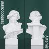 Greek Mythology Bust Statue Decor Roman Goddess Figurines Sketch Practice Aesthetics Sculptures for Living Room Bookshelf Desk