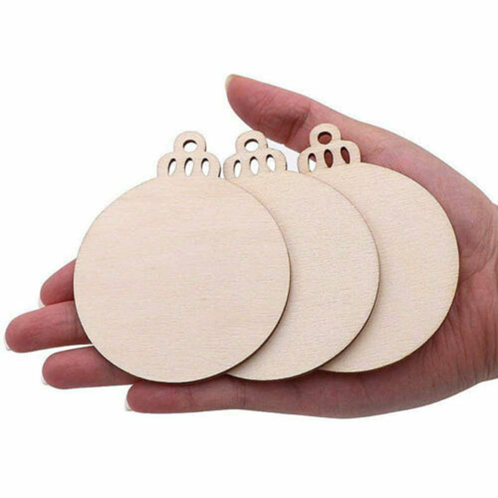 Create Lasting Memories with 30Pcs Wooden Christmas Ornaments DIY Decor