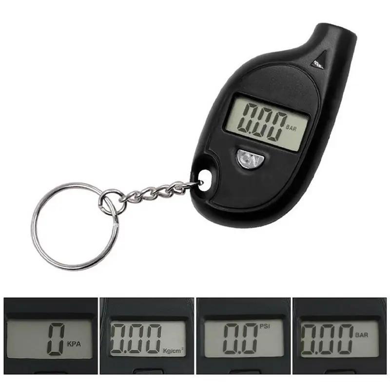 Mini Tire Gauge Digital With LCD Display Car Tire Air Pressure Tester Meter Auto Car Motorcycle Tire Safety Alarm Testing Tools