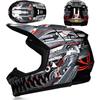 Greenway X6 Off-Road Helmet Goggles Downhill Woodway Mountain Bike Full Helmet Removable Safety Helmet Teen Self
