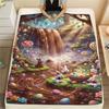 1Pc Easter Pokemon Print Flannel Blanket, High quality Comfortable for All Seasons, Home Decor, Warmth and Comfort, Perfect for Christmas Gifts