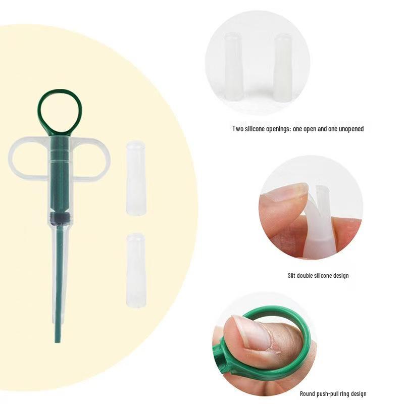 Pet Medicine Feeder Syringe for Cats & Dogs - Solid & Liquid Auxiliary Feeding Tool