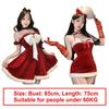 Red Velvet Santa Claus Coat Xmas Cosplay Outfit Fashion Cosplay Costumes  Holiday Party