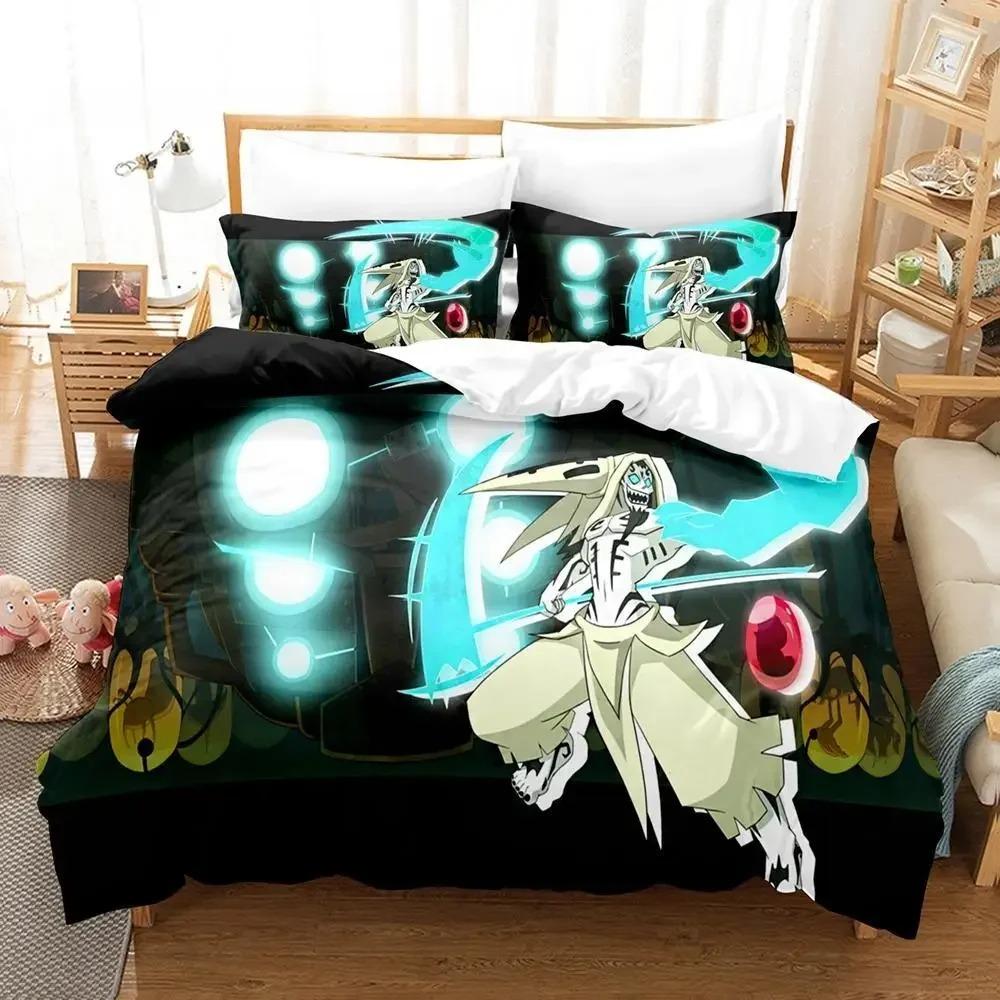 

SkinFriendly Elegant Single Twin Full Queen King New Wakfu Size Bed Adult Kid Bedroom Sets 3D Print Quilt Comforter (quilt)-EU Single(135*200cm)3pcs
