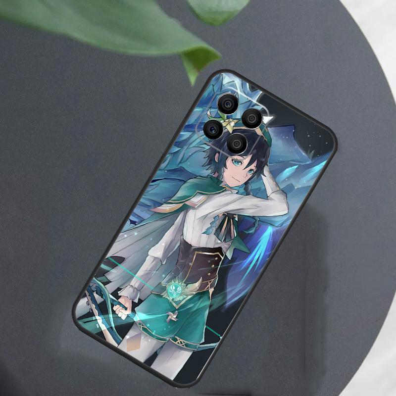 Genshin Impact Venti For Honor Magic 7 Lite 6 8 Case For Honor 200 400 Pro 90 70 50 X8c X8b X9a X9b X9c X9d Win RT