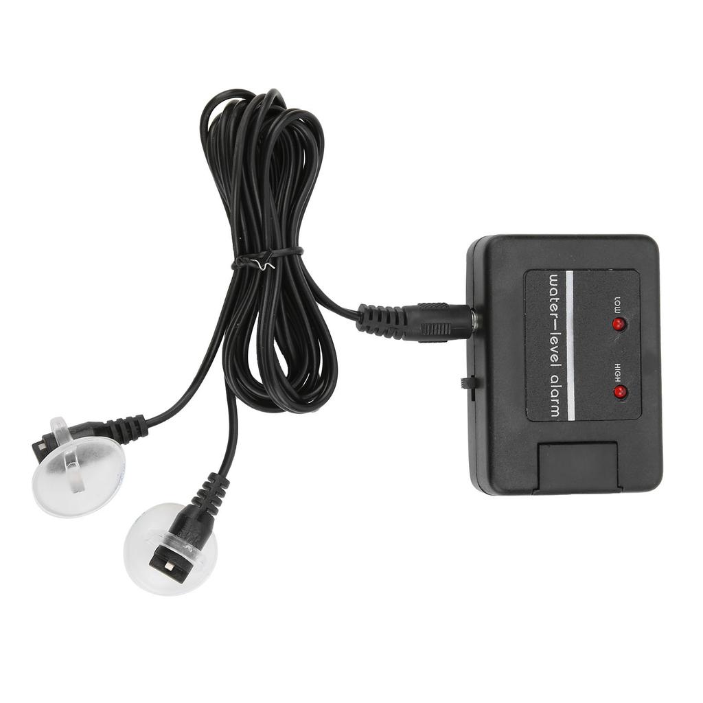 Fish Tank Water Level Alarm Waterproof Water Alarm Detector with Probe Splitter Cable
