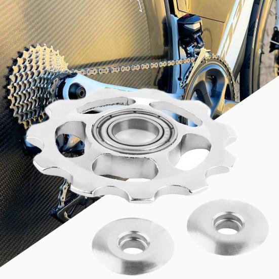 Bearing Guide Roller CNC Anodizing Anti-deformation Metal Wear-resistant Rear Derailleur for MTB