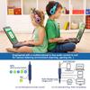 SIMOLIO Kids' Headphones with Shared Port, Microphone, and Volume Limiting for Kids, Boys, Girls, and Teens, Wired Headphones with 3.5mm Stereo Plug